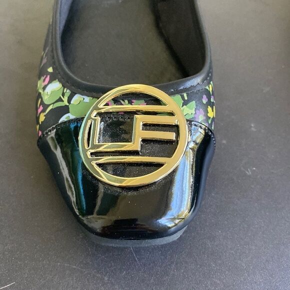 London Fog Collection Caela Black Ballet Flats Size 6 M - Picture 2 of 12